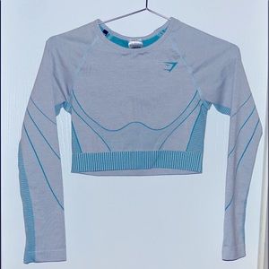 Gymshark long sleeve crop size small